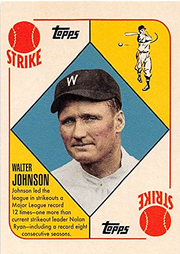 Amazon.com: Walter Johnson baseball card (Washington Senators Hall